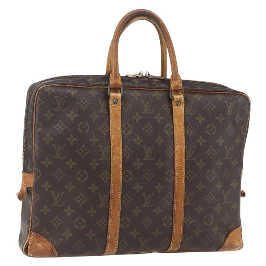 Louis Vuitton Monogram Canvas Porte Documents Voyage M53361 Business Bag (1 of 18)