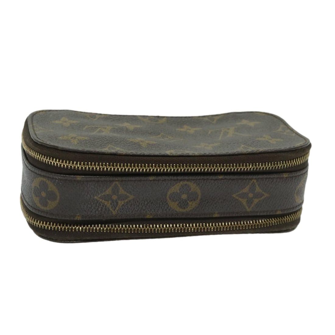 Louis Vuitton Monogram Trousse Brush PM Cosmetic Pouch M47510 Auth France (1 of 18)