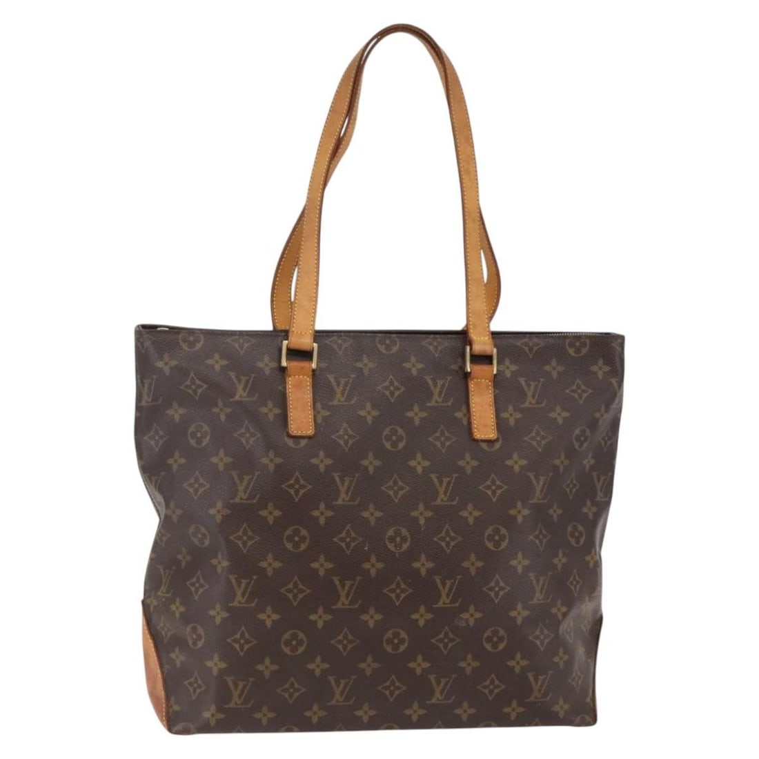 LOUIS VUITTON Monogram Cabas Mezzo Tote Bag M51151 Auth France (1 of 18)