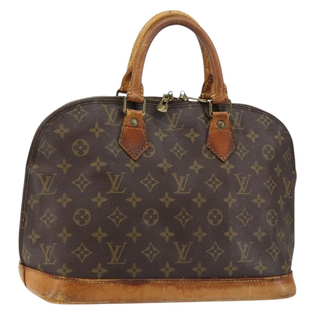 LOUIS VUITTON Monogram Alma Hand Bag M51130 Auth France: LOUIS VUITTON Monogram Alma Hand Bag M51130 Auth France This LOUIS VUITTON Monogram Alma Hand Bag is a classic piece of luxury fashion, crafted from durable Monogram Canvas. The bag features a stylish