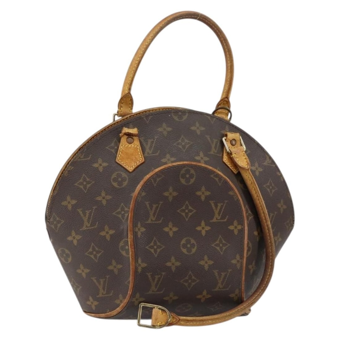LOUIS VUITTON Monogram Ellipse PM Hand Bag M51127 France: LOUIS VUITTON Monogram Ellipse PM Hand Bag M51127 France This authentic LOUIS VUITTON Monogram Ellipse PM Hand Bag (Product No. M51127) is a timeless piece crafted from durable Monogram Canvas, showca