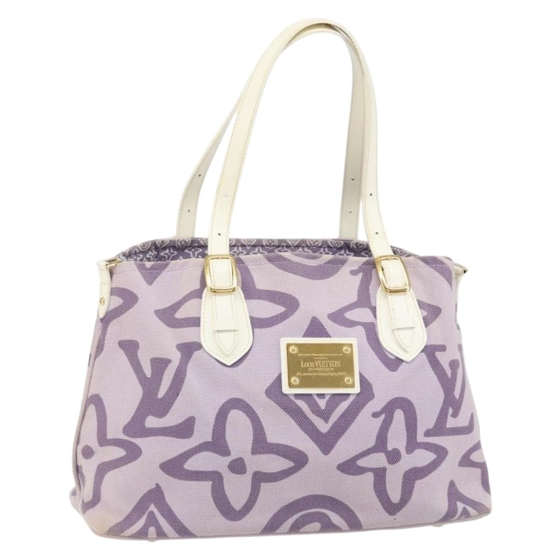 Louis Vuitton Taicienne PM Shoulder Bag Lila Canvas M95680 from Cruise Collection: Louis Vuitton Taicienne PM Shoulder Bag Lila Canvas M95680 from Cruise Collection This Louis Vuitton Taicienne PM shoulder bag from the Cruise line features lila-colored canvas with coordinating leath