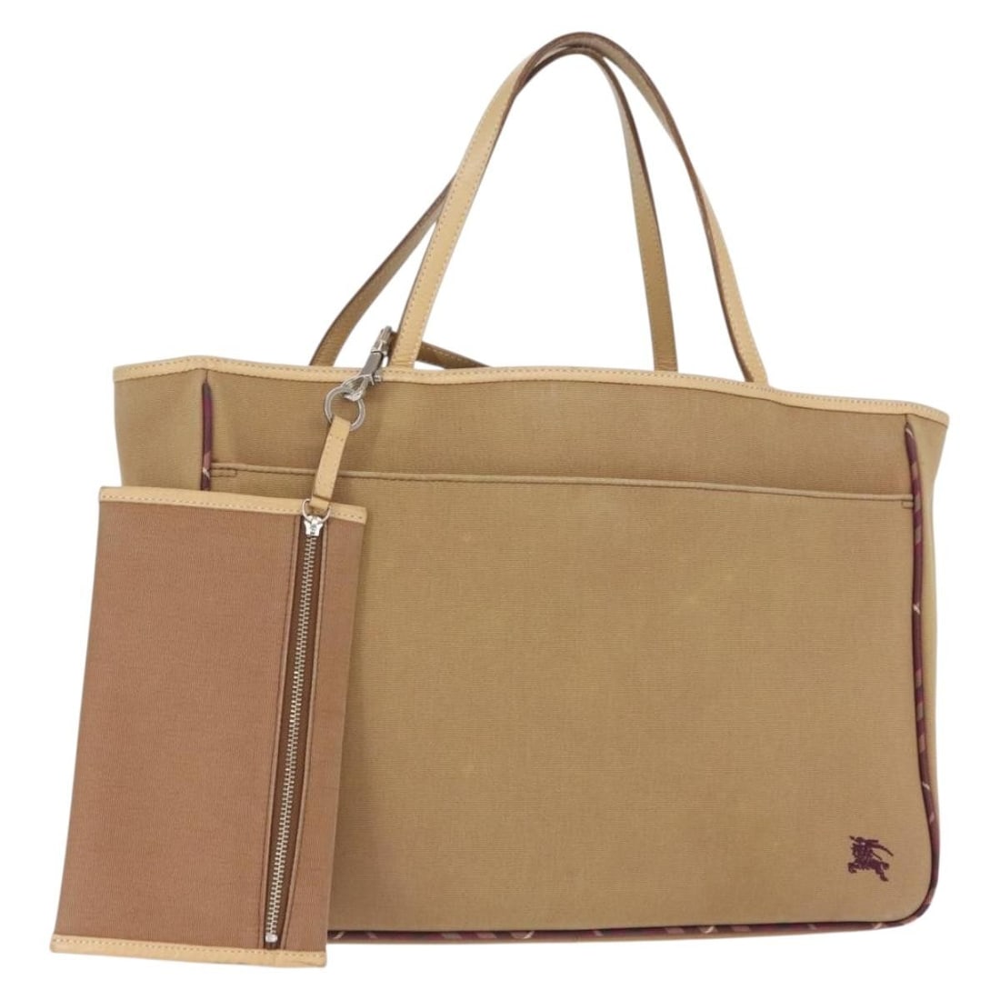Beige Canvas Blue Label Tote by Burberry (1 of 18)