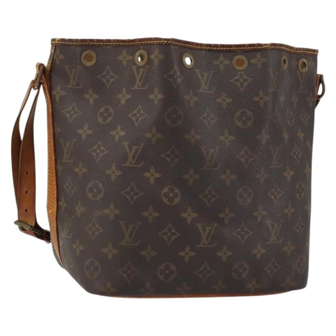 Louis Vuitton Monogram Canvas Petit Noe Shoulder Bag M42226 France (1 of 18)