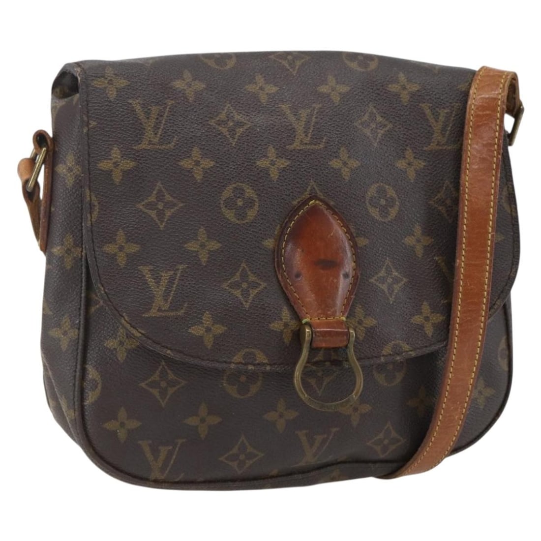 Louis Vuitton Saint Cloud GM Monogram Canvas Shoulder Bag M51242 France: Louis Vuitton Saint Cloud GM Monogram Canvas Shoulder Bag M51242 France This is a Louis Vuitton Saint Cloud GM shoulder bag featuring the iconic Monogram Canvas. Made in France, the bag offers a pract