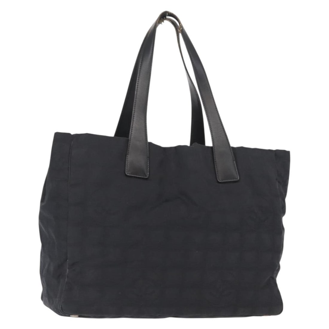 Chanel Black Nylon New Travel Line Tote with Gold CC Logo and Card (1 of 18)