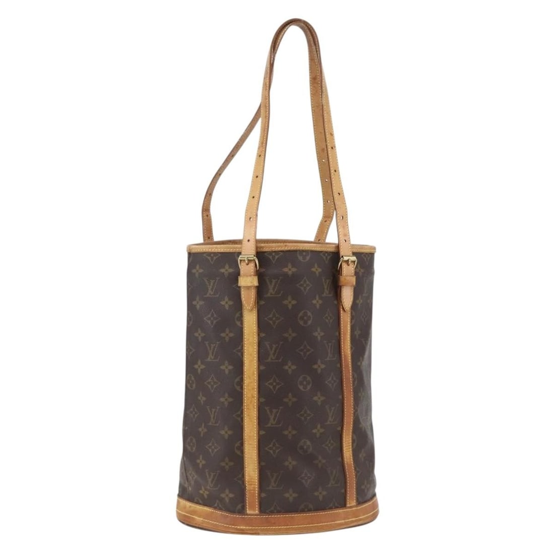 LOUIS VUITTON Monogram Bucket GM Shoulder Bag M42236 Auth France (1 of 18)