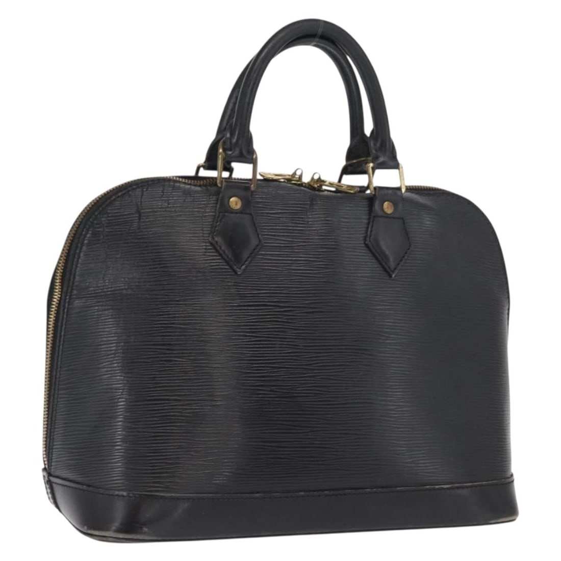 Louis Vuitton Alma Noir Epi Leather Handbag M52142 Black France (1 of 18)