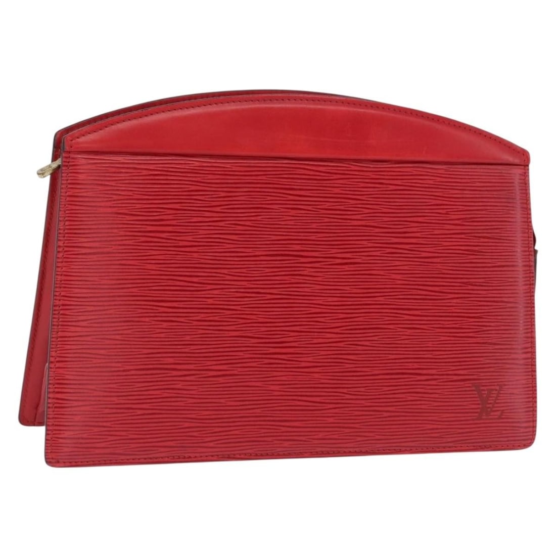 Red Louis Vuitton Epi Leather Trousse Crete M48407 Clutch Purse (1 of 18)