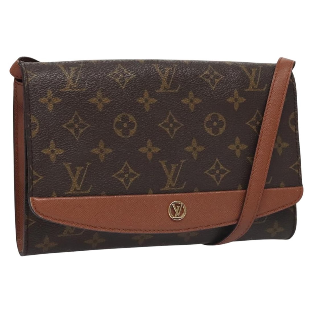 LOUIS VUITTON Monogram Bordeaux Shoulder Bag M51798 Auth France (1 of 18)