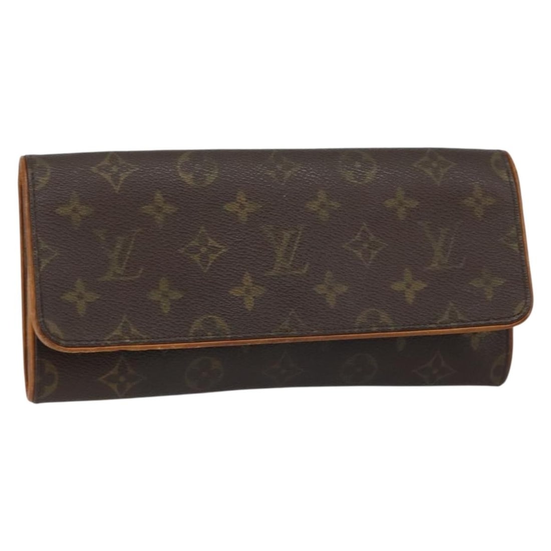 LOUIS VUITTON Monogram Pochette Twin GM Shoulder Bag M51852 Auth (1 of 18)