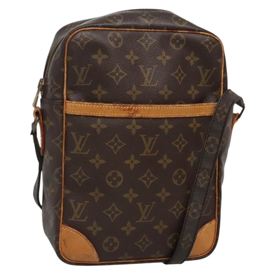 LOUIS VUITTON Monogram Danube MM Shoulder Bag M45264 Auth (1 of 18)