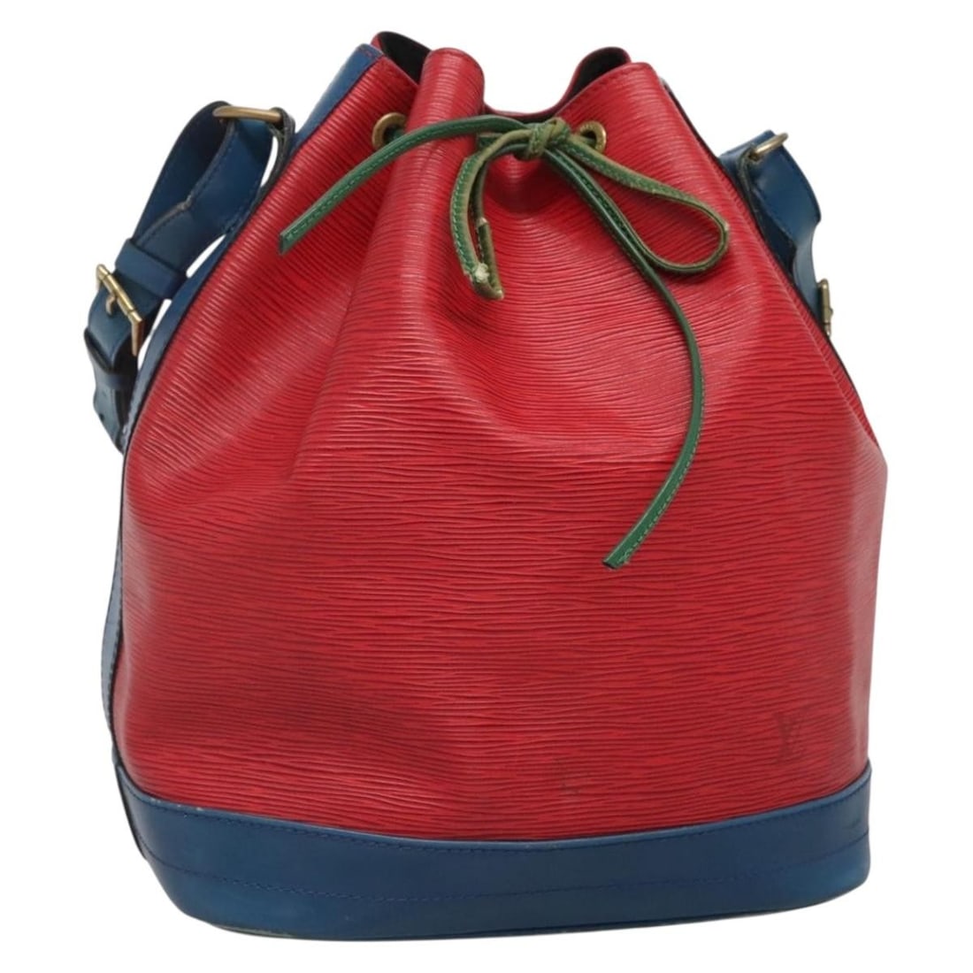 Louis Vuitton Epi Toriko Noe Bag Red Blue Green M44084 Authentic Shoulder Bag: Louis Vuitton Epi Toriko Noe Bag Red Blue Green M44084 Authentic Shoulder Bag Elevate your style with this authentic Louis Vuitton Epi Toriko Noe Bag, featuring a vibrant combination of Red, Blue, and