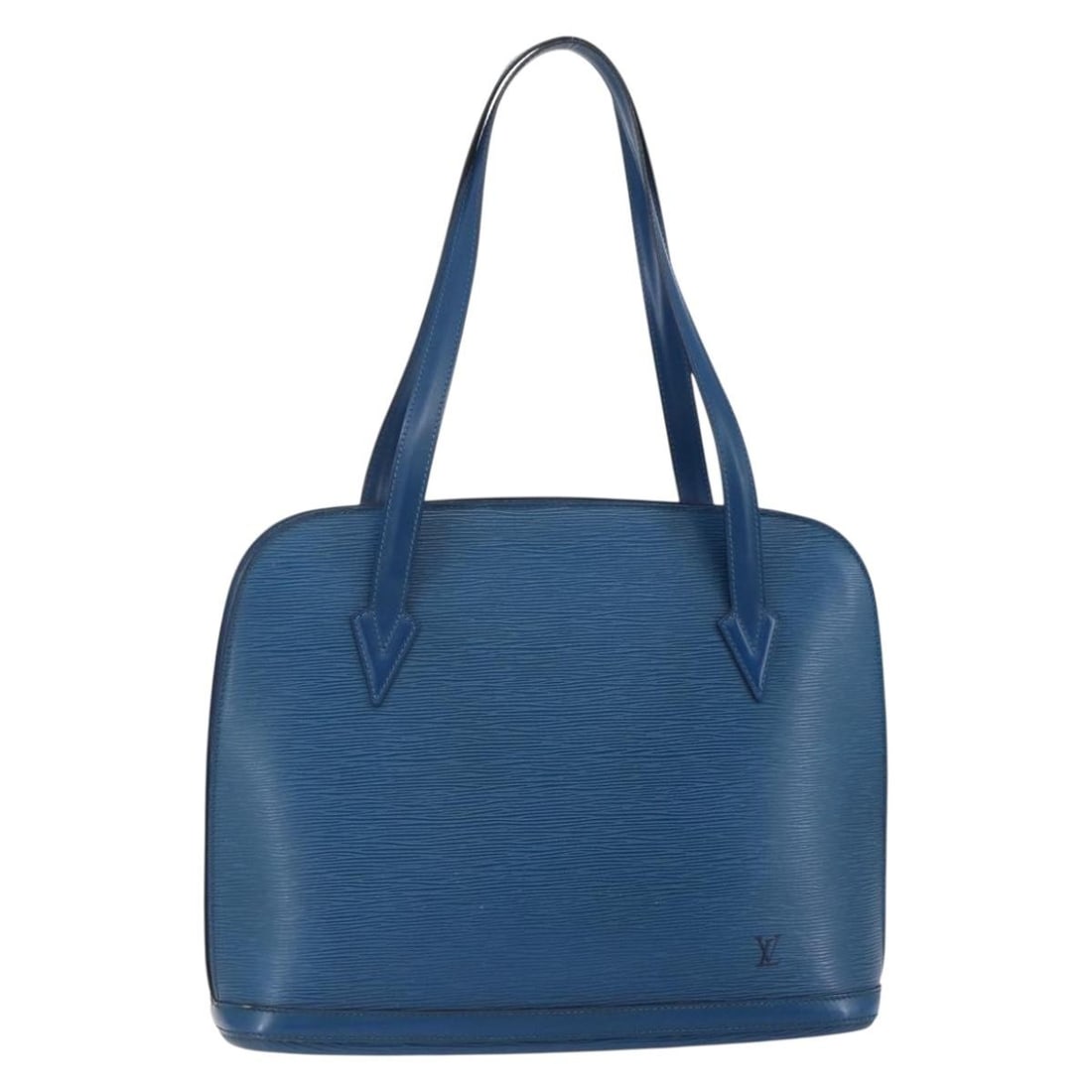 Louis Vuitton Epi Lussac Blue Shoulder Bag M52285 Made in France (1 of 18)