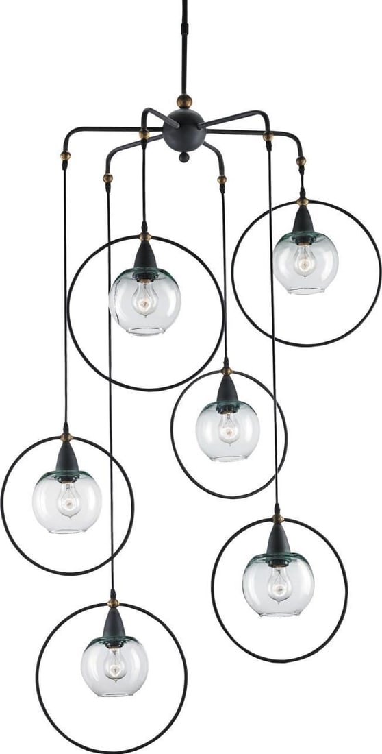 Currey Moorsgate Blacksmith Pendant Light with Brass Accents (1 of 2)