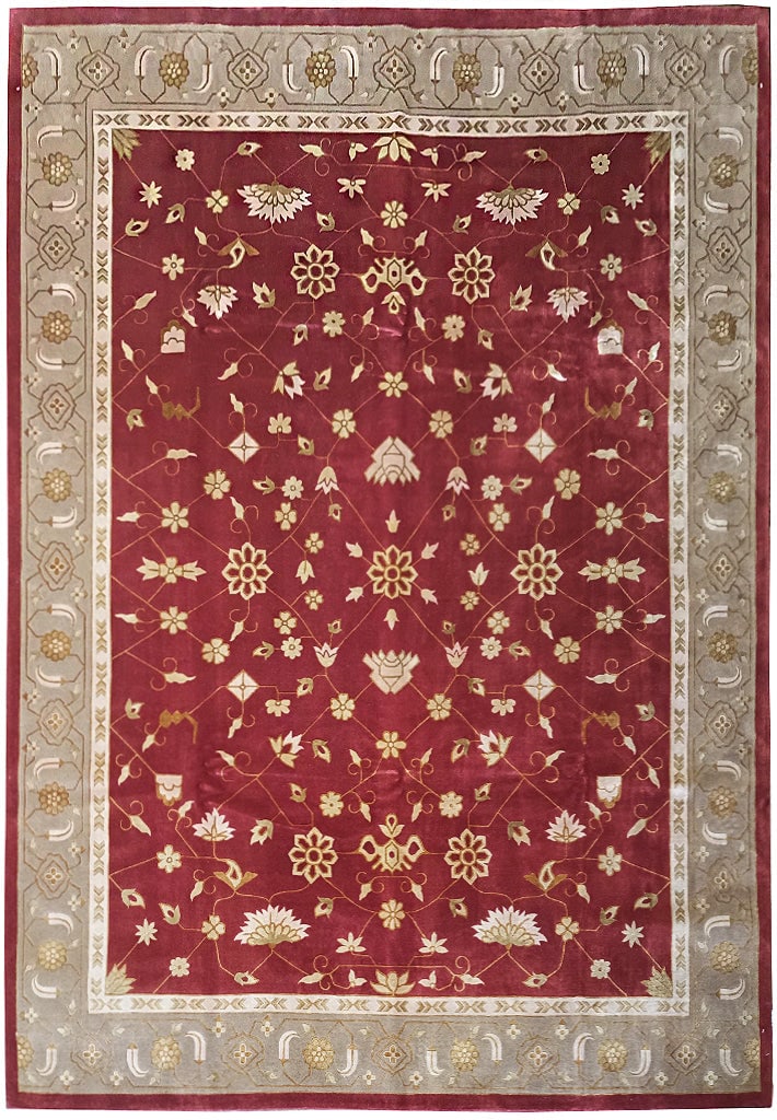 7.9 x 9.10 Tibbett Wool Handmade Rug Quality Home Decor (1 of 10)