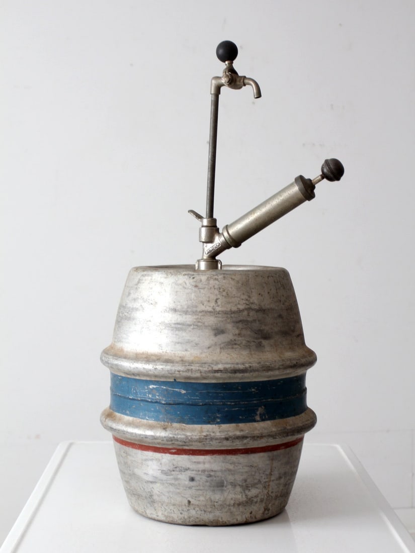 Vintage 1965 Drewrys Aluminum Beer Keg Quarter Barrel Industrial Artifact (1 of 15)