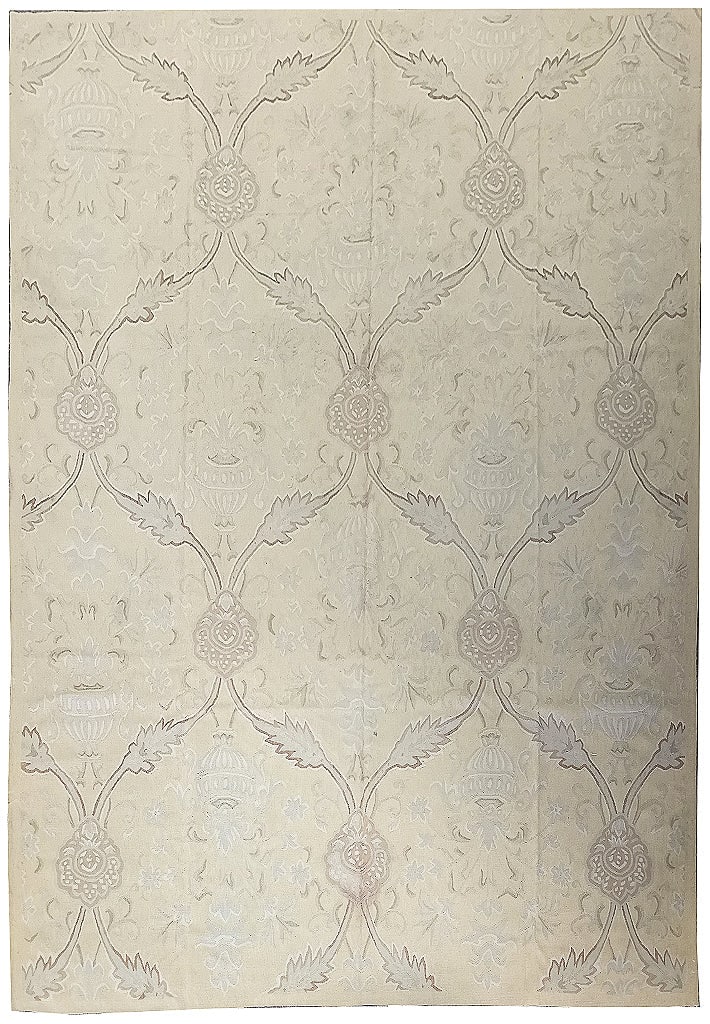 Handmade French Aubusson Rug 9.2 x 12.6 Feet Premium Quality: Handmade French Aubusson Rug 9.2 x 12.6 Feet Premium Quality Free continental US Shipping Enhance your living space with this exquisite 9.2 x 12.6 Flat Weave French Aubusson Handmade Rug. Crafted with