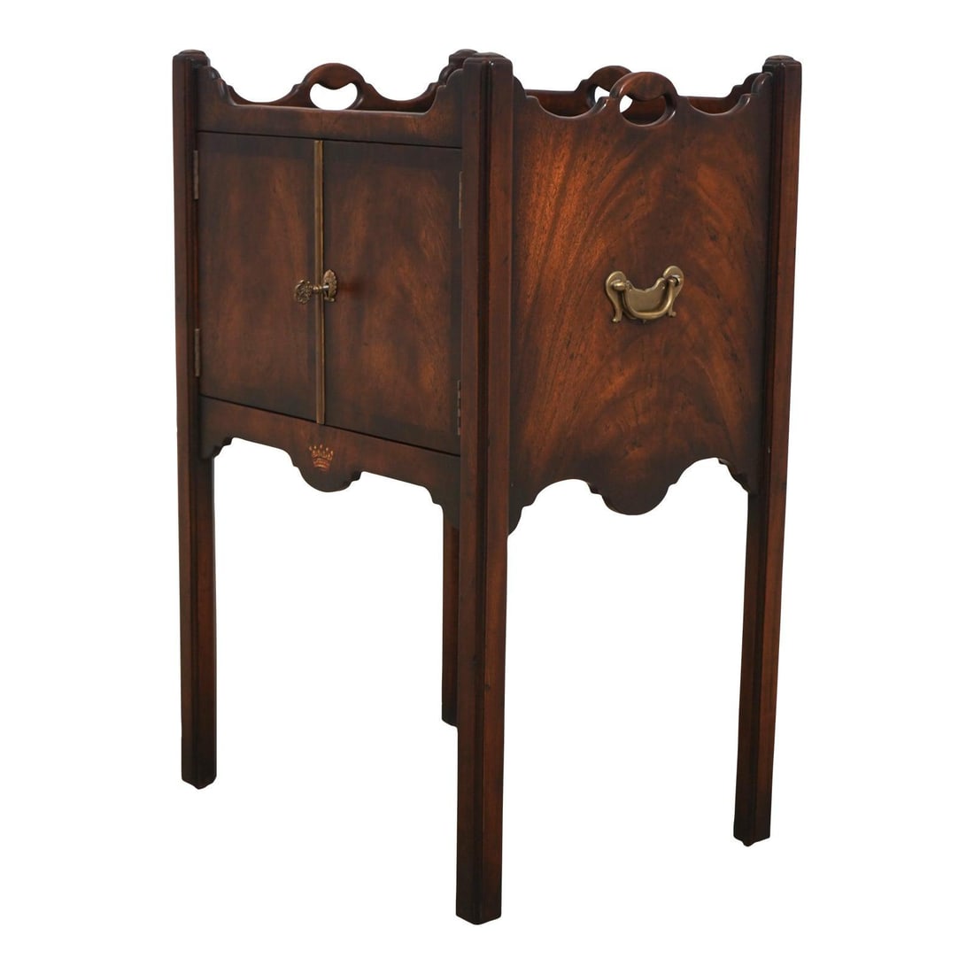 Theodore Alexander Chippendale Mahogany Nightstand Model AL 50011 (1 of 10)
