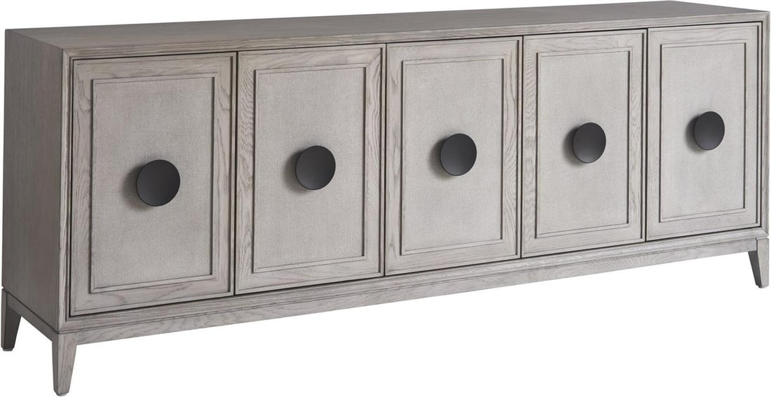 Universal Coalesce Entertainment Credenza Rolling Fog Finish 84W (1 of 5)