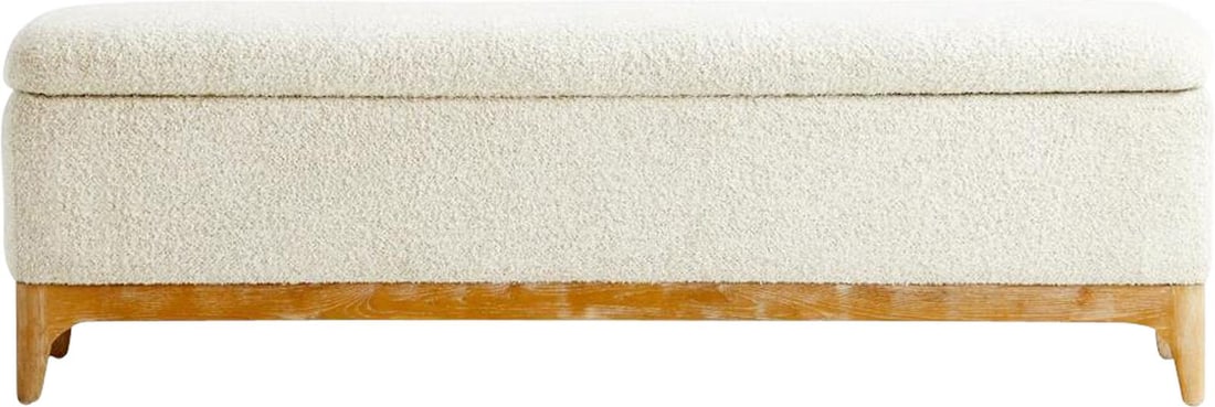 Cyan Diascia Vintage-Inspired Backless Bench Weathered Oak Finish (1 of 5)