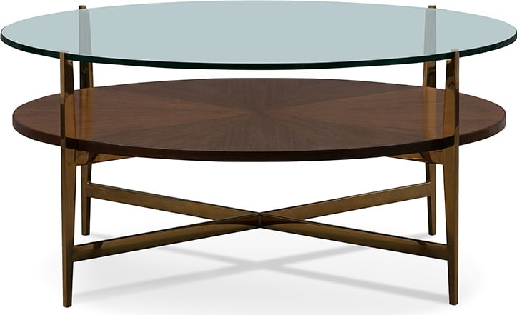 La Scala Circular Cocktail Table by Woodbridge 36 Inch Wood Design (1 of 4)