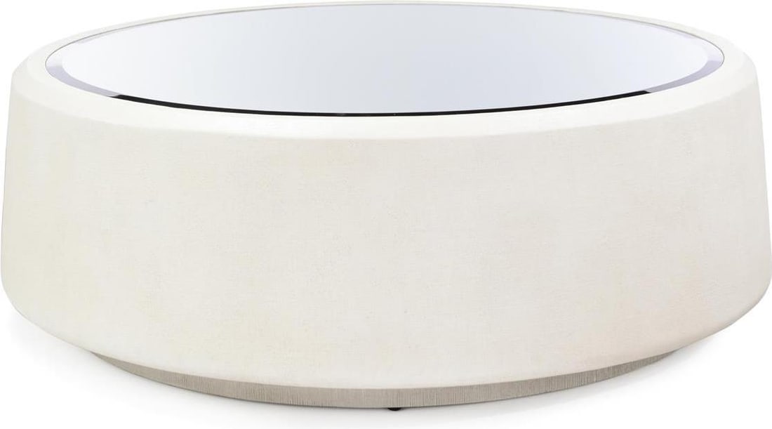 John-Richard Modern Chic Glass Cocktail Table 48x48 (1 of 3)