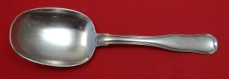 Georg Jensen Old Danish Sterling Silver Serving Spoon 8 Inch (1 of 2)