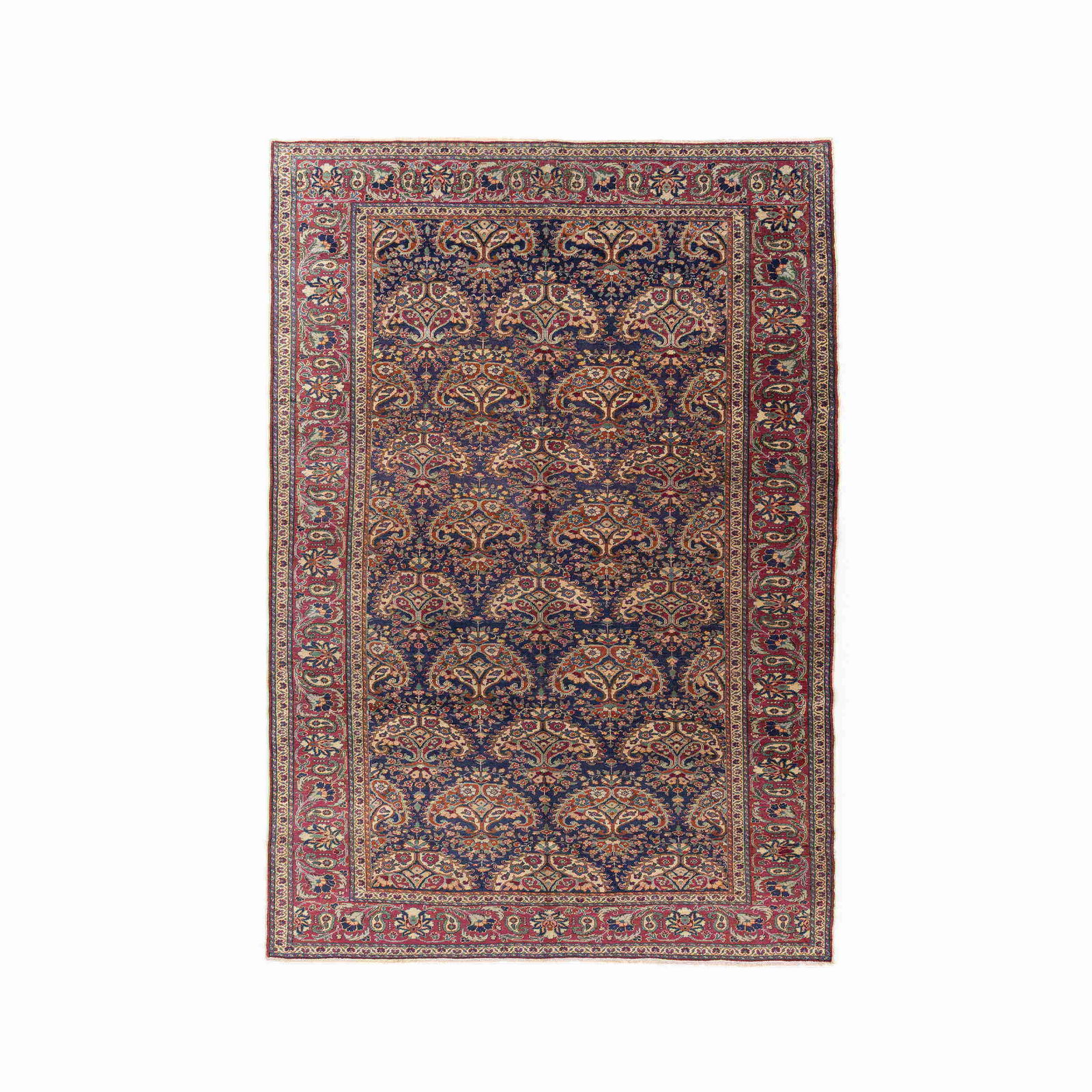 Authentic Handmade Kayseri Wool Carpet 80.3 x 115.4 Inches (1 of 8)
