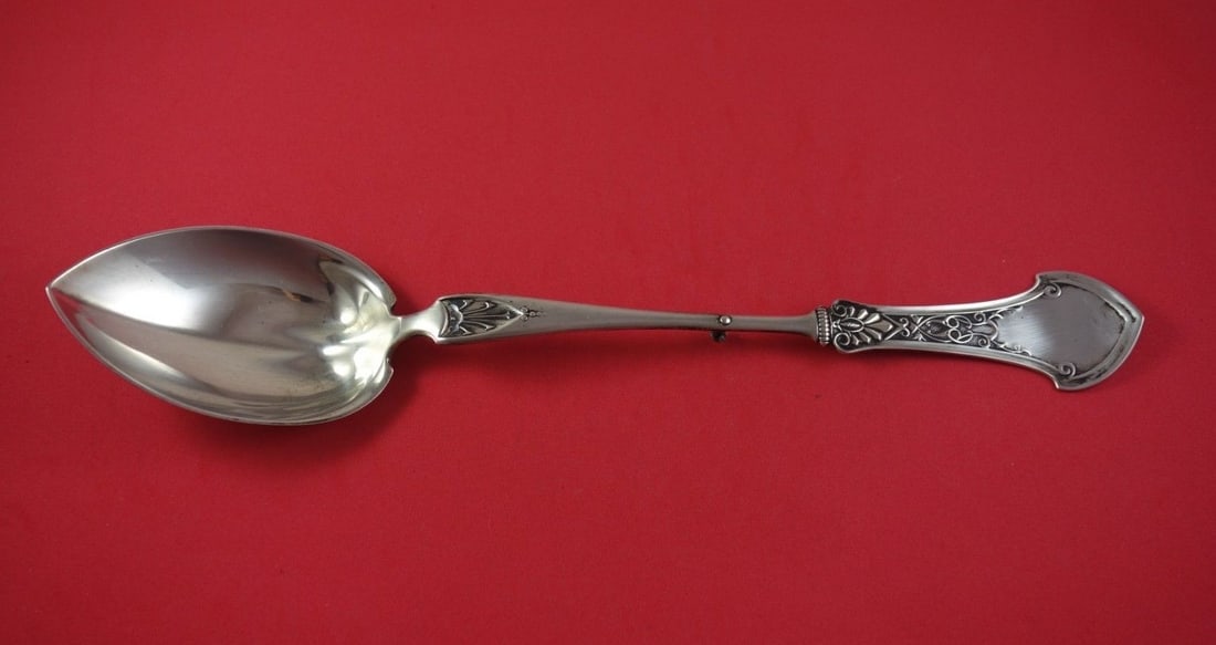 Gorham Corinthian Sterling Silver Serving Spoon 12.5 Inch (1 of 2)
