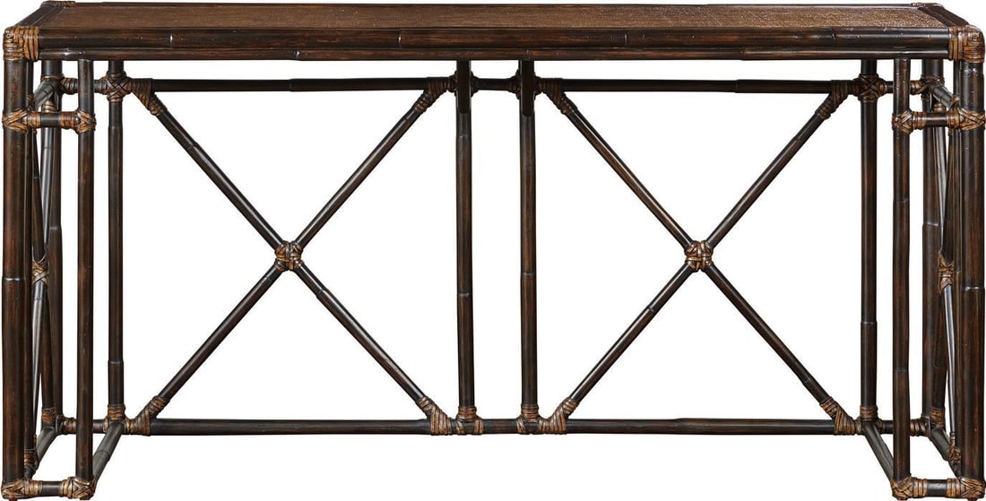 Port Eliot 60 Inch Espresso Console Table with Contemporary Design (1 of 1)
