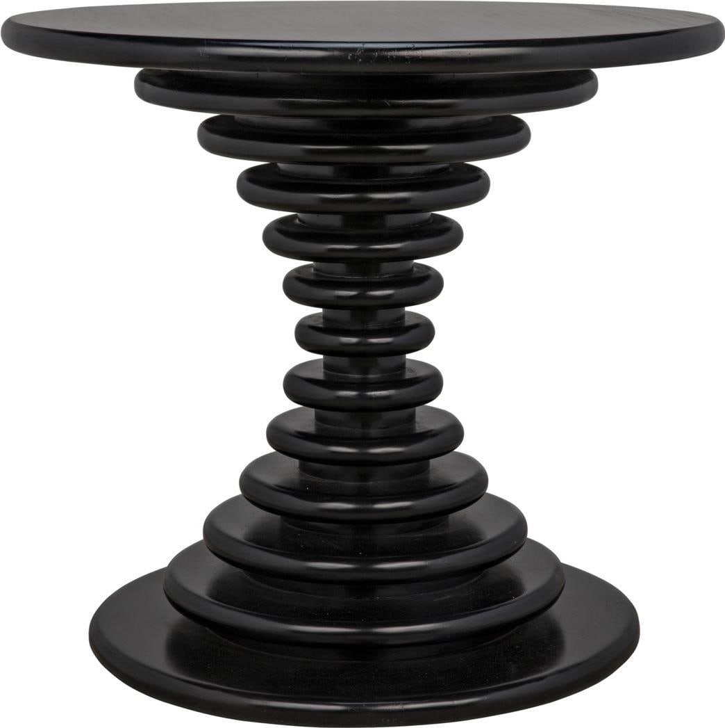 Noir Scheiben Empire Style Black Pedestal Table Mahogany Veneer (1 of 1)