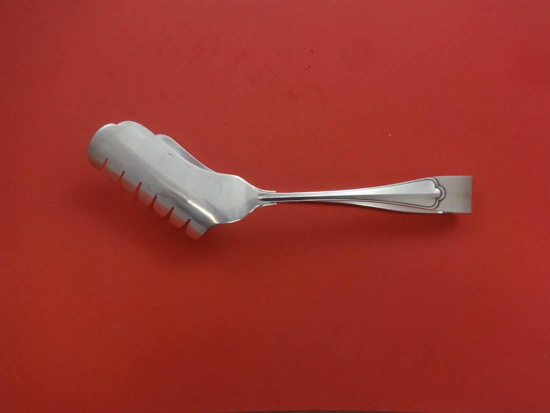 Buccellati Saint Mark Sterling Silver Pasta Serving Tongs 9.5 inches (1 of 1)