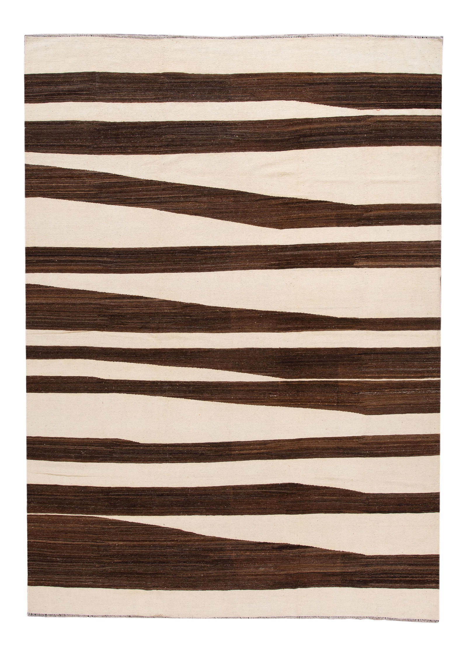 21st Century 10x14 Modern Hand-Knotted Wool Kilim Rug (1 of 10)