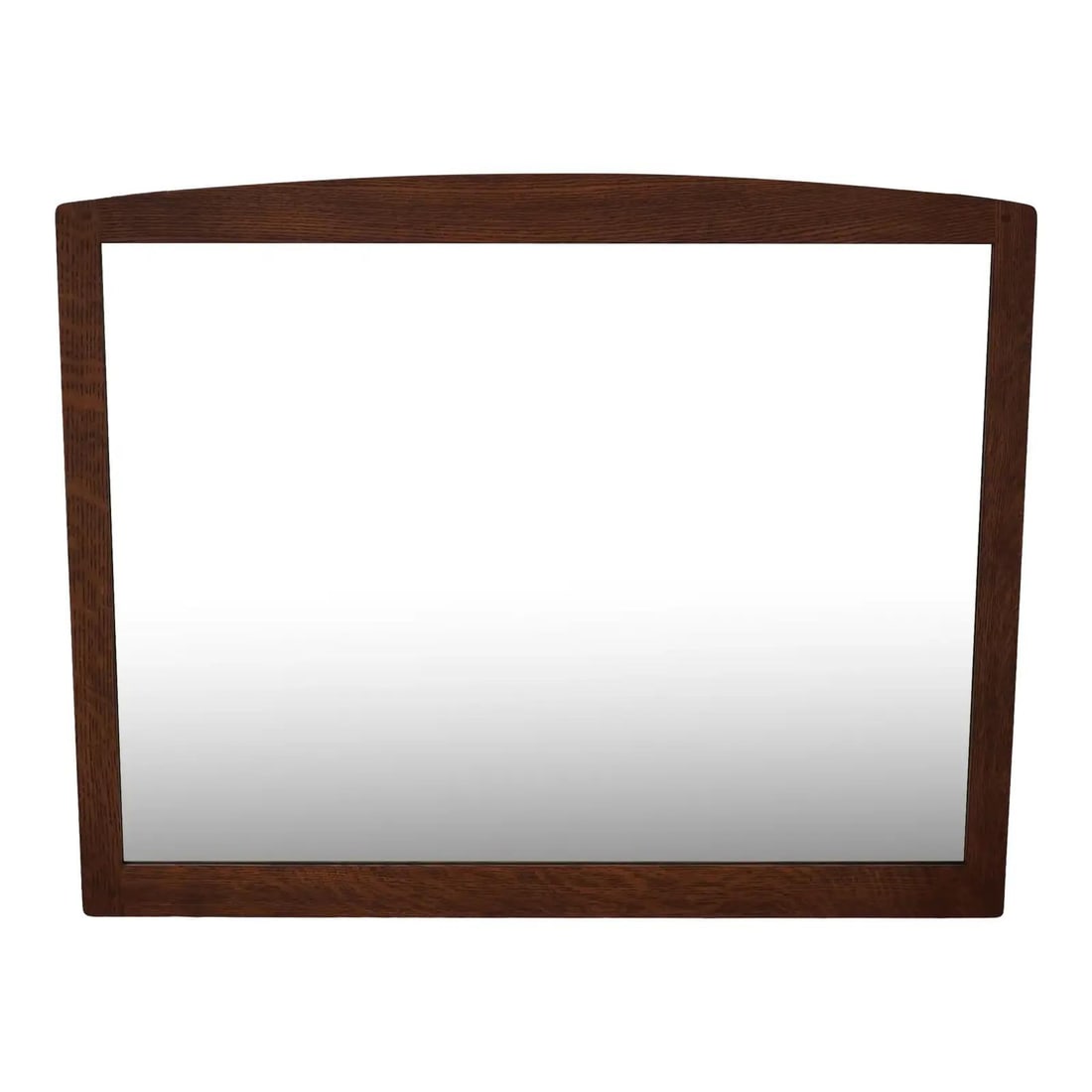 Stickley Mission Oak Wall Mirror C.1998 Arts & Crafts Style: Stickley Mission Oak Wall Mirror C.1998 Arts & Crafts Style This exquisite Stickley Mission Oak Hanging Wall Mirror is a stunning example of Arts & Crafts design, showcasing high-quality craftsmanship