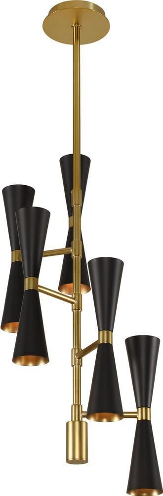 Kalco Milo 10-Light Brass Chandelier Dimmable Indoor Lighting: Kalco Milo 10-Light Brass Chandelier Dimmable Indoor Lighting Illuminate your space with the Elegant Milo 10 Light Chandelier, designed in a captivating antique or vintage style. This stunning chandel