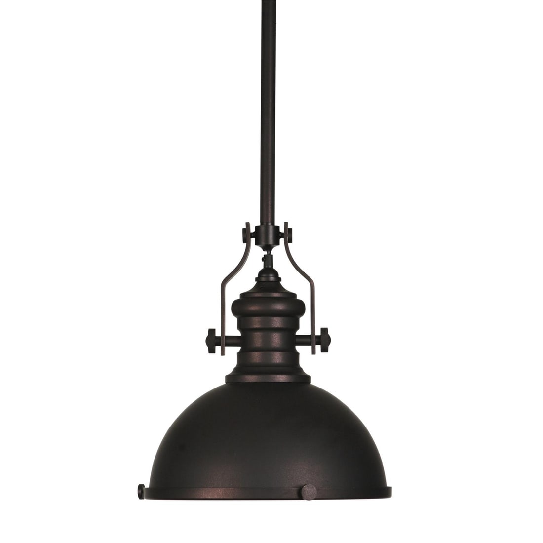 Zentique Chic Retro Mid-Century Pendant Light Brown Finish (1 of 2)