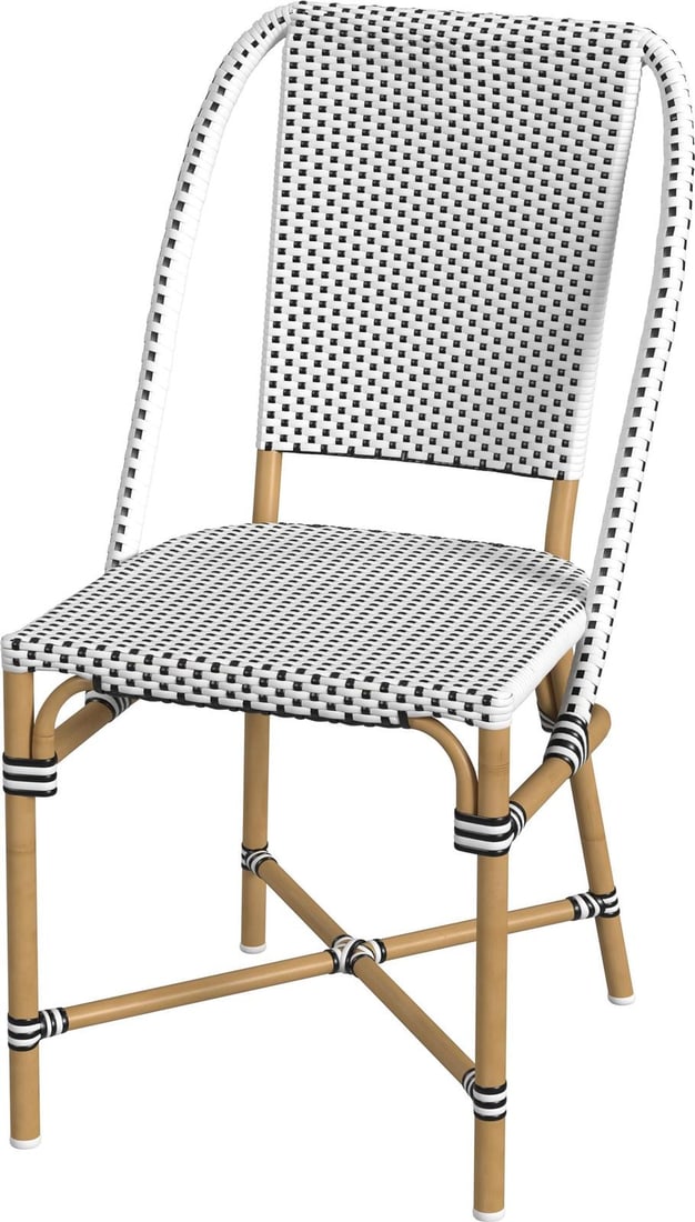 Butler Tobias Coastal White Outdoor Chair: Butler Tobias Coastal White Outdoor Chair This elegant outdoor chair from the Butler Specialty Company combines style and comfort, perfect for enhancing your outdoor living space. Designed in a coasta