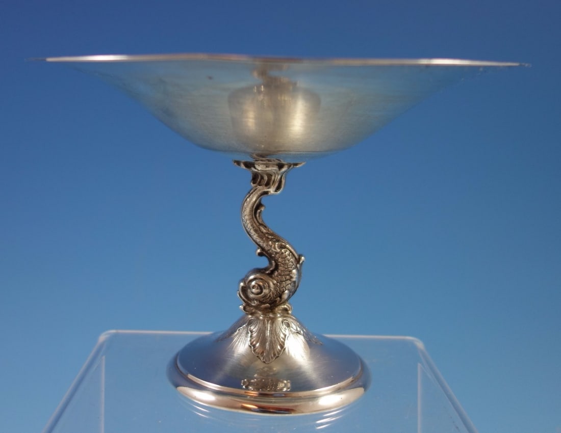 Redlich Sterling Silver Compote 3-D Fish Base 8847 (1 of 9)