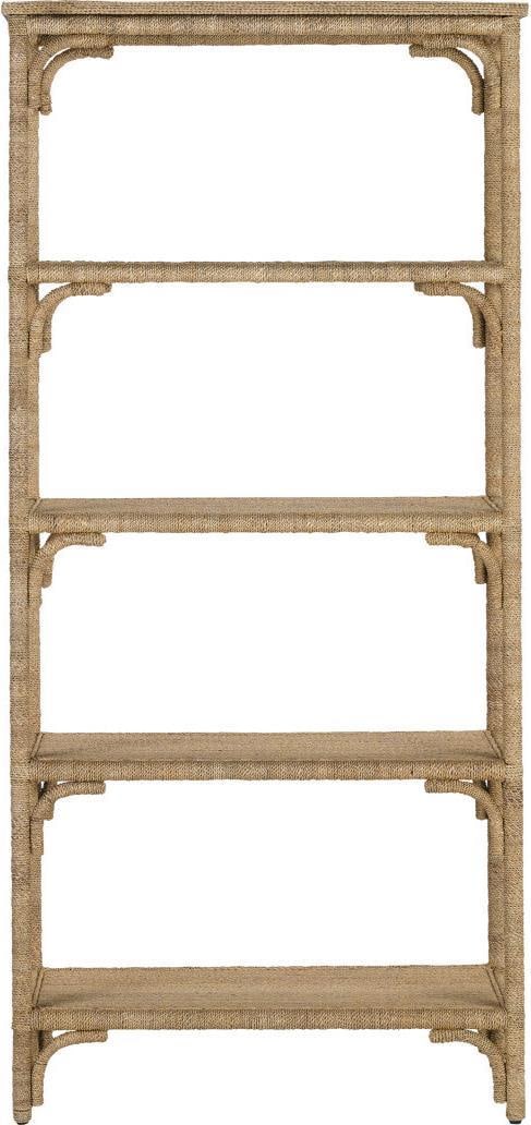 Currey Olisa Coastal Etagere Stylish Home Decor 72H x 34W x 16D (1 of 6)