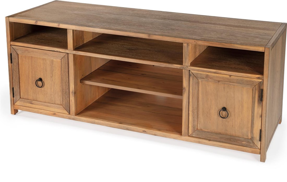 Butler Lark Collection Transitional TV Stand Natural Mango Finish (1 of 9)