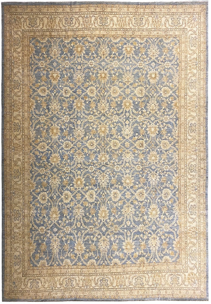 15' x 19' Ziglar Chobi Peshawar Hand-Knotted Area Rug Premium Wool: 15' x 19' Ziglar Chobi Peshawar Hand-Knotted Area Rug Premium Wool Free continental US Shipping Transform your living space with the stunning 15' x 19' Amazing Rug Ziglar Chobi Peshawar Rug. This magn