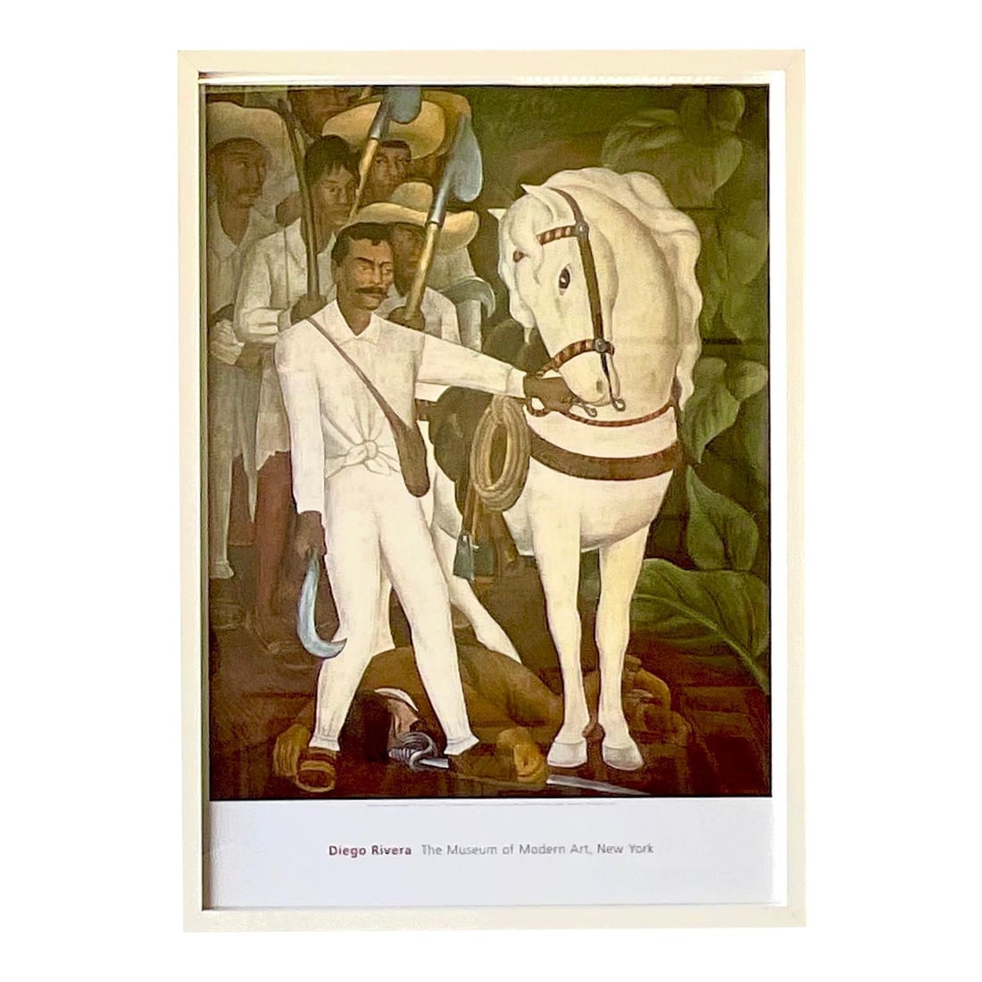 Framed 2011 Metropolitan Museum Exhibition Poster Featuring Diego Rivera Art: Framed 2011 Metropolitan Museum Exhibition Poster Featuring Diego Rivera Art This vintage original show poster is from the 2011 Diego Rivera exhibition at the Metropolitan Museum in New York City. The