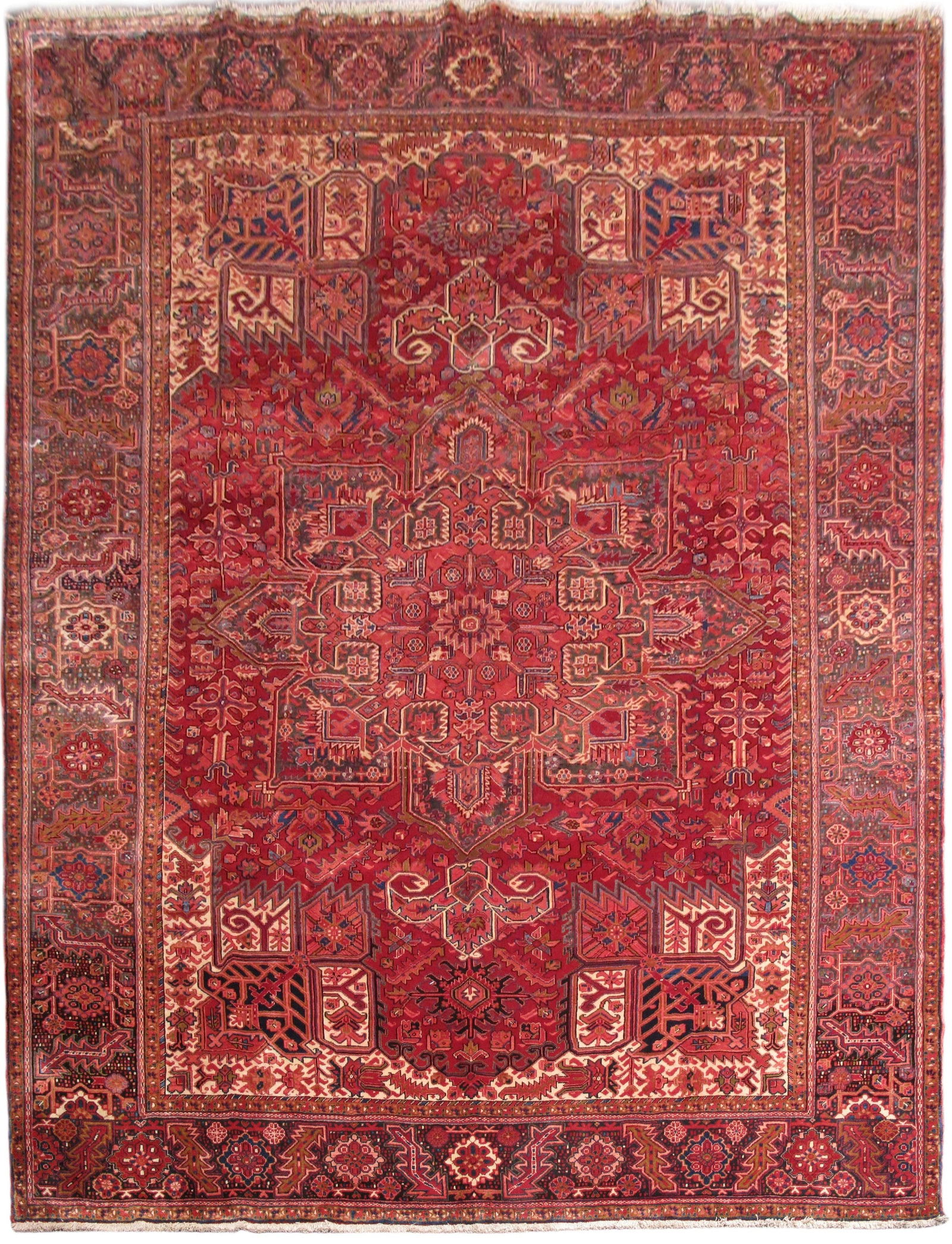 10' x 13'3" Authentic Persian Hand-knotted Heriz Area Rug (1 of 6)