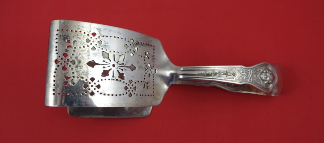 Tiffany and Co AJ Fuller Sterling Silver Asparagus Tong 7.5": Tiffany and Co AJ Fuller Sterling Silver Asparagus Tong 7.5" Presenting the AJ Fuller Custom Pattern Asparagus Tong by Tiffany and Co., a remarkable serving piece crafted from high-quality sterling si