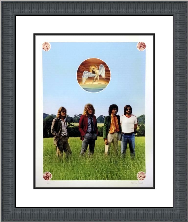 Led Zeppelin Knebworth Screen Print Signed by Aubrey Powell Limited Edition (1 of 6)