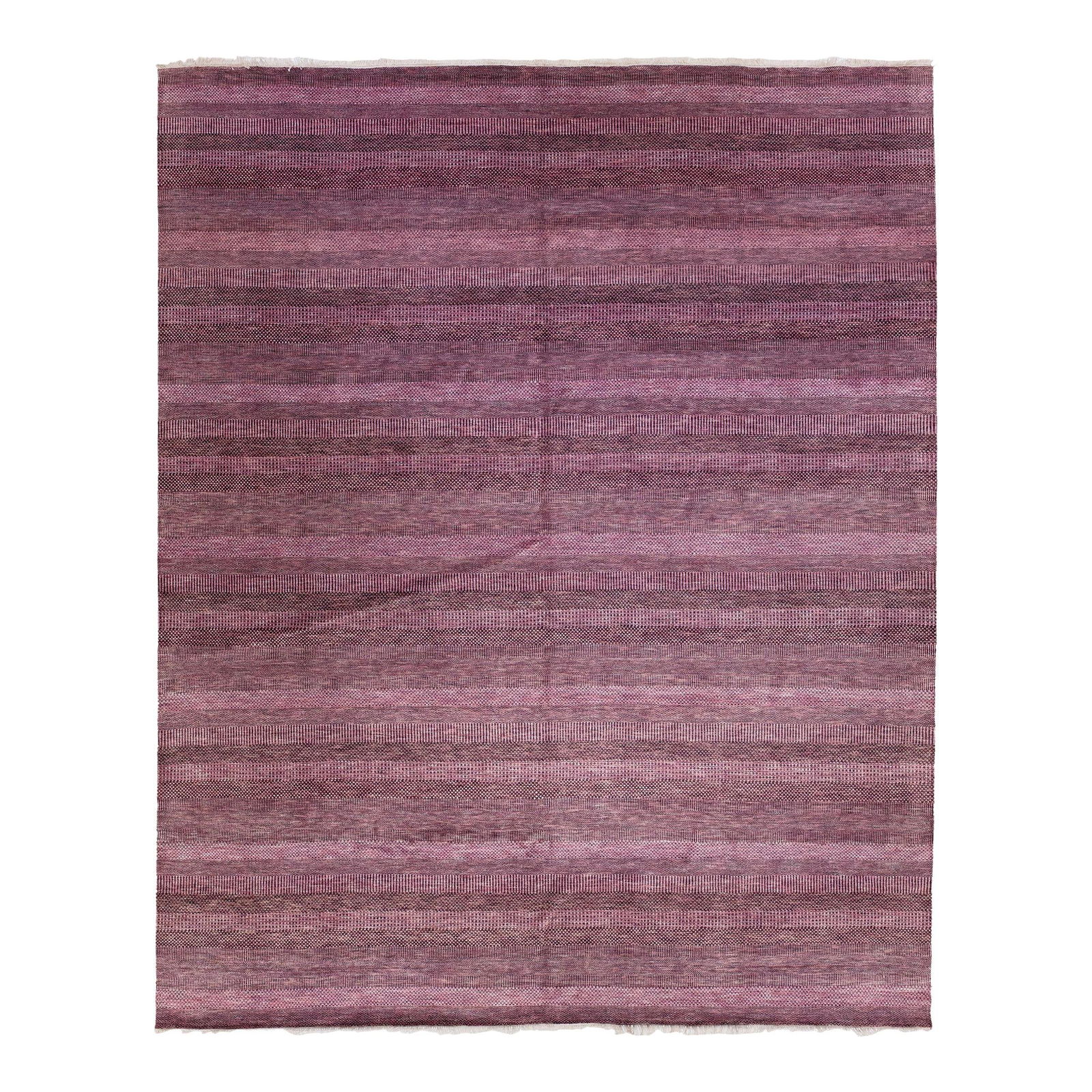 Modern Savannah Handmade Wool Rug Gray Purple Geometric 12'1 x 14'10 (1 of 10)