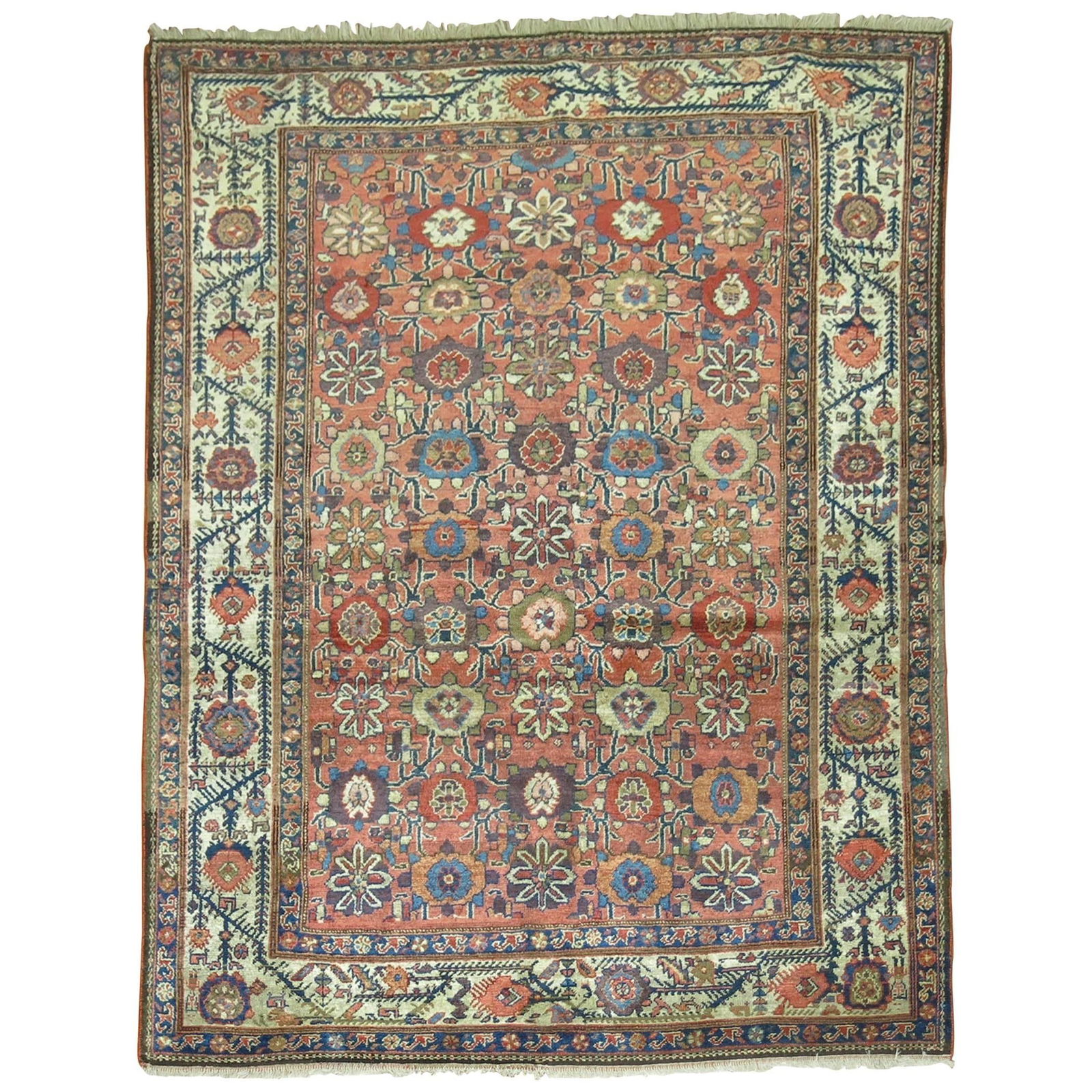Zabihi Collection Persian Mini Khani Rug Hand-Woven Wool 1920 (1 of 10)