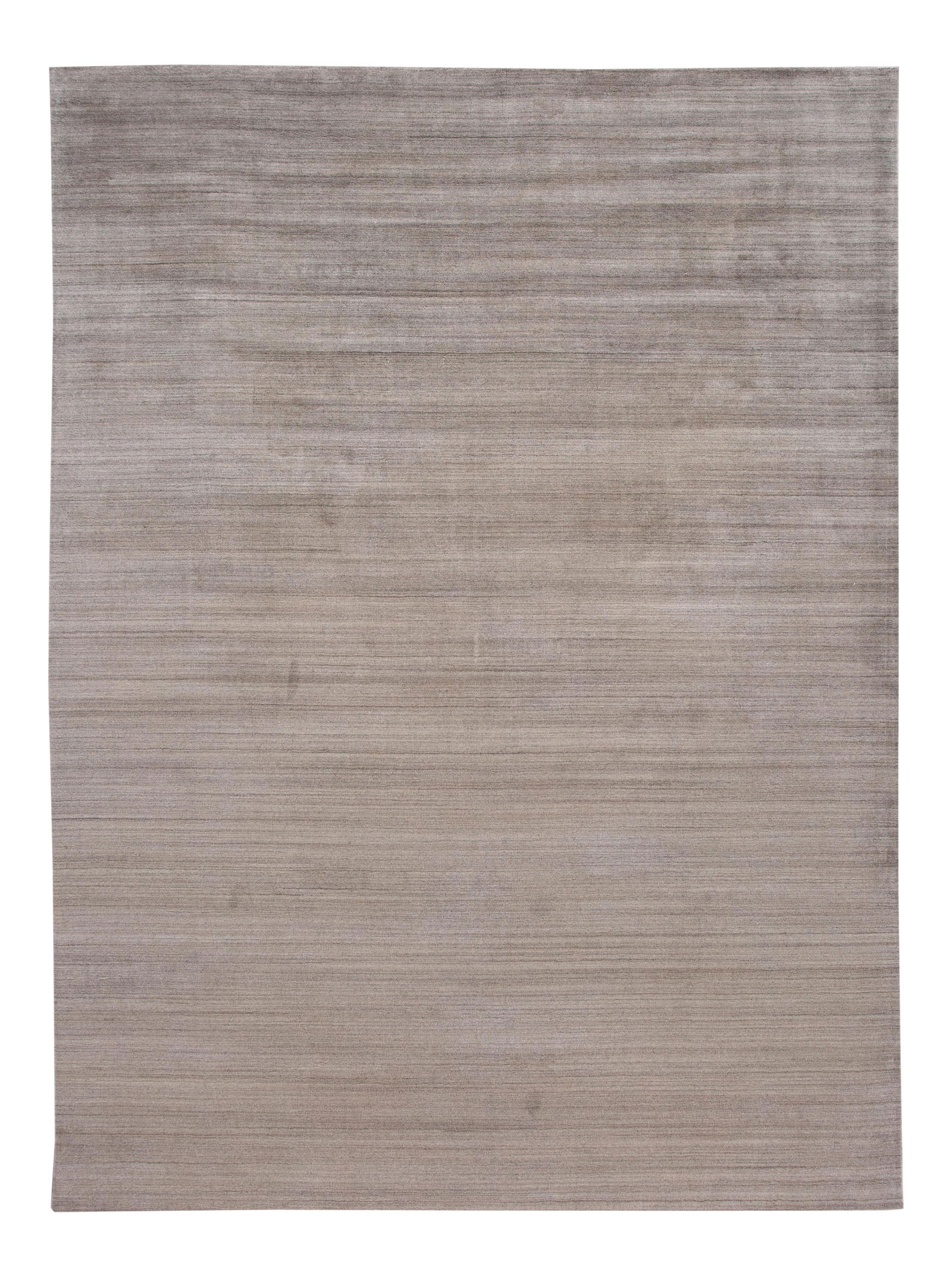 Contemporary Indian Gabbeh Wool Rug 10'1" x 13'11" Solid Gray (1 of 10)