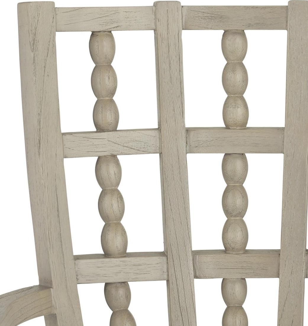 Currey Norene Gray Armchair Craftsman Style Mindi Wood: Currey Norene Gray Armchair Craftsman Style Mindi Wood Elevate your dining space with this sophisticated Norene Gray Arm Chair, designed in a charming Craftsman style. Crafted from durable Mindi wood,